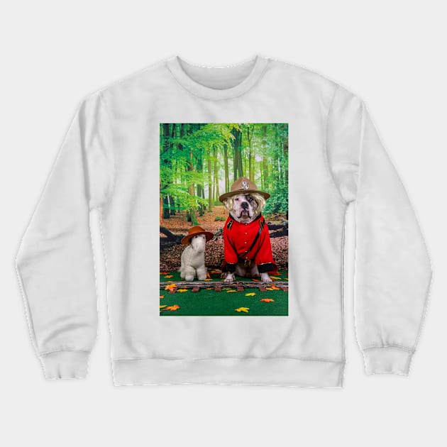 Dudley Do-Right Crewneck Sweatshirt by TeamPitCrewDogs